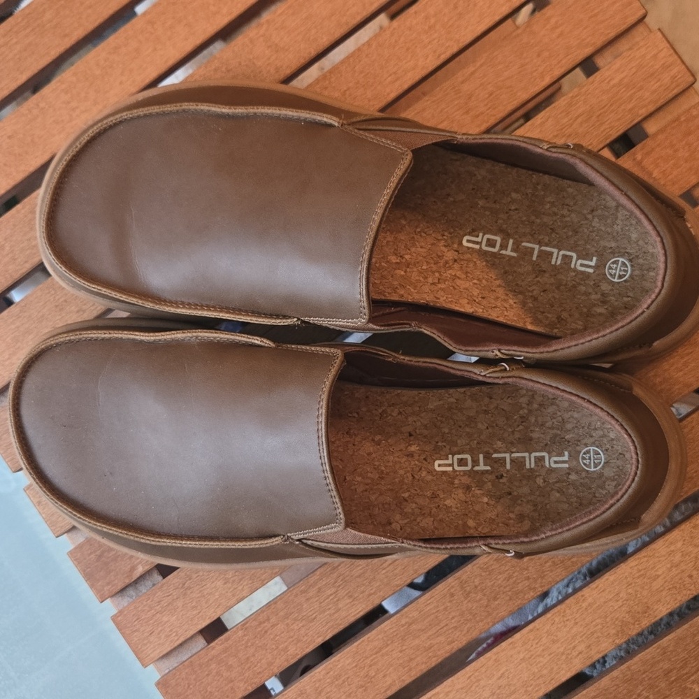 Men's Brown Slip-On Shoes